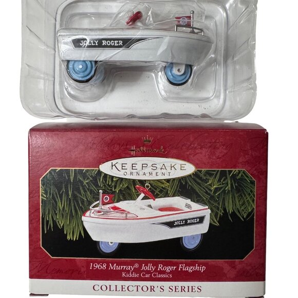 Hallmark Keepsake Ornament 1968 Murray Jolly Roger Flagship Kiddie Car Classics - Picture 1 of 9